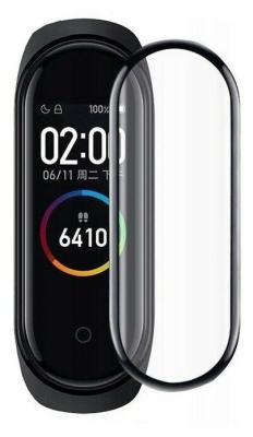 Защитное стекло для Xiaomi Mi Band 5 3D черное