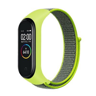 Ремешок для Mi Band 5/Mi Band 6 Red Line нейлоновый желтый Ремешок для Mi Band 5/Mi Band 6 Red Line нейлоновый желтый