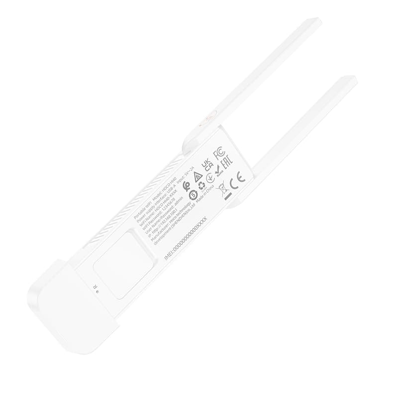 Беспроводной WiFi Роутер Hoco HI40 Wi-Fi6 4G 150Мбит/с белый Беспроводной WiFi Роутер Hoco HI40 Wi-Fi6 4G 150Мбит/с белый