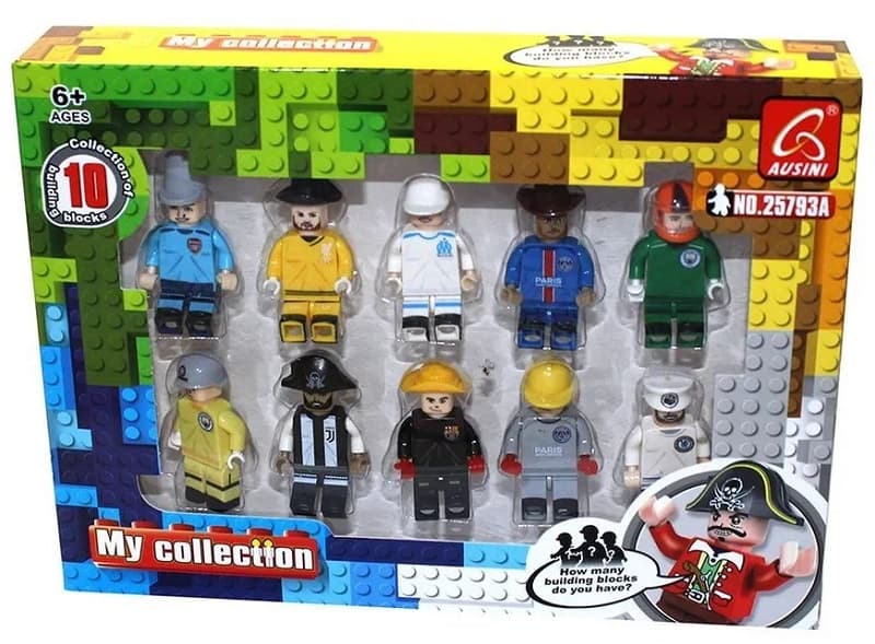 Набор фигурок человечки для конструктора 10шт