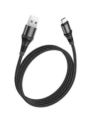 Кабель для зарядки Micro USB HOCO X50 2.4A черный