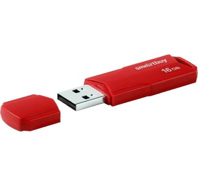 Флеш-накопитель Smartbuy Clue красная 16Gb