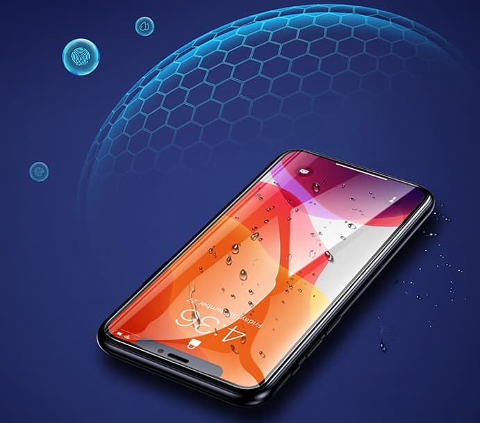 фото Защитное стекло для iphone 17 Pro 6.3 HOCO A777 0.4mm защита динамика черное