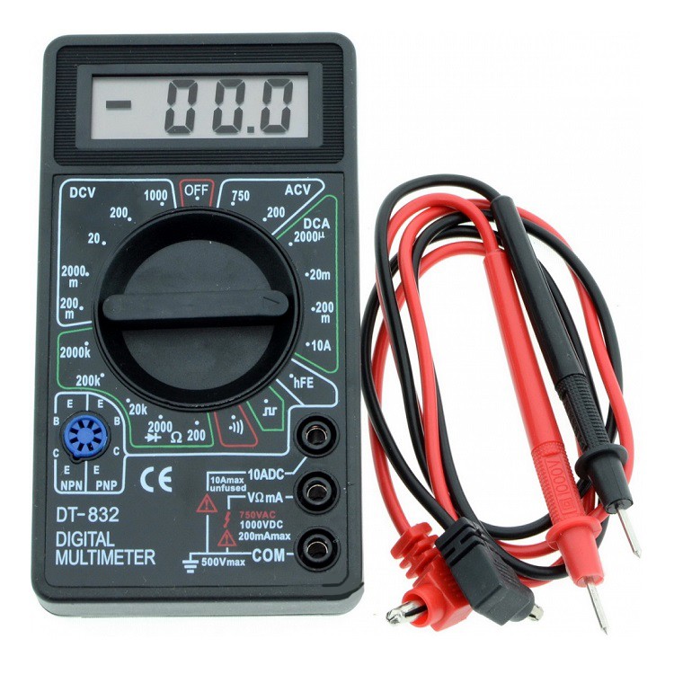 Мультиметр цифровой DT-832