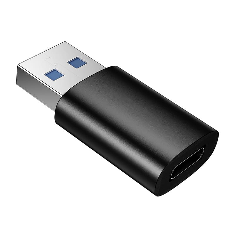 Адаптер переходник OTG с USB 3.0 (M) на Type-C USB (F) Borofone BV26B черный