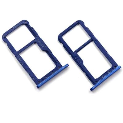 Держатель сим для Huawei Honor P20 Lite синий