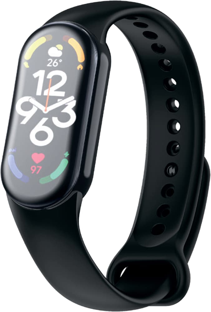 Ремешок для Mi Band 8/Mi Band 9 Red Line силикон черный