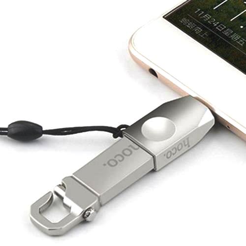 Адаптер переходник OTG с Micro USB на USB 3.0 HOCO UA10 жемчужный