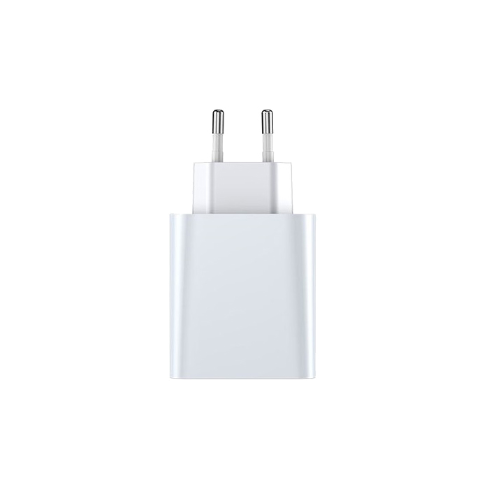 фото Сетевое зарядное устройство Адаптер Блок питания Baseus Speed PD 30W+QC3.0 Type-C USB-C+USB белое CCFS-C02