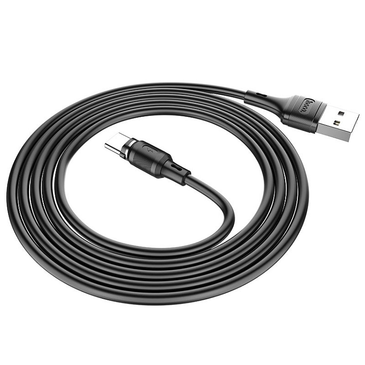 Кабель для зарядки Type-C USB HOCO X52 3A 1м магнитный черный