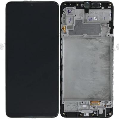 Дисплей для Samsung M22/M225 "как новый" (G) + тачскрин черный с рамкой