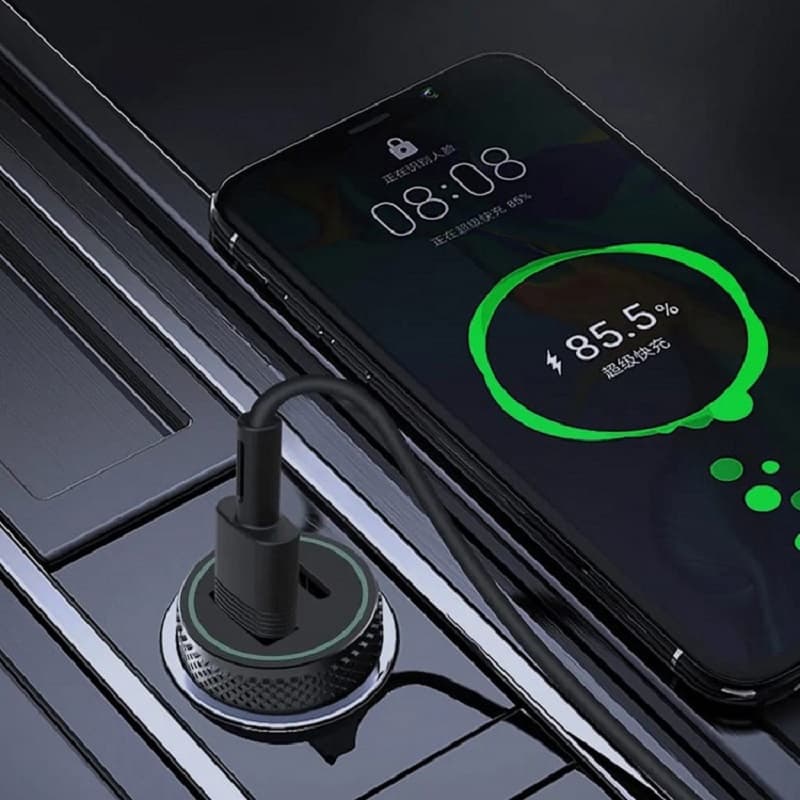 фото Автомобильное зарядное устройство xomobile CC33 PD 18W+QC3.0 / Type-C USB-C+USB черное