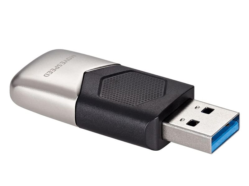 Изображение Флеш-накопитель Move Speed YSUKS USB 3.0 R/W-100/20MB/s пластик черный серебряная вставка 256Gb
