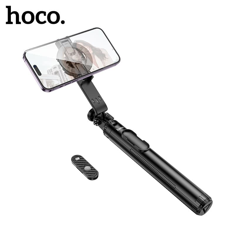 Монопод для селфи Hoco K25 Magnetic трипод с пультом BT магнитный черный Монопод для селфи Hoco K25 Magnetic трипод с пультом BT магнитный черный
