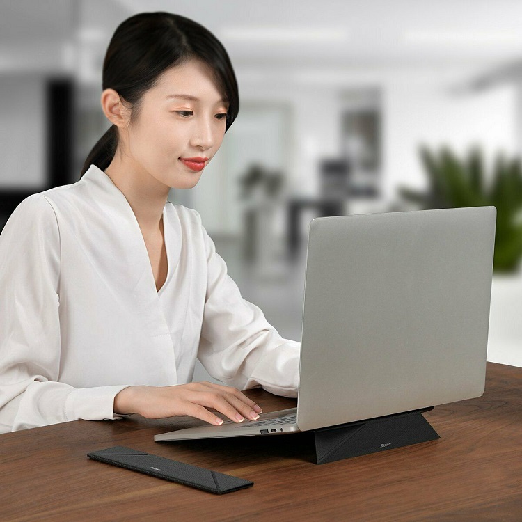 фото Подставка для ноутбука Baseus Ultra Thin Laptop Stand SUZB-0G темно-серая