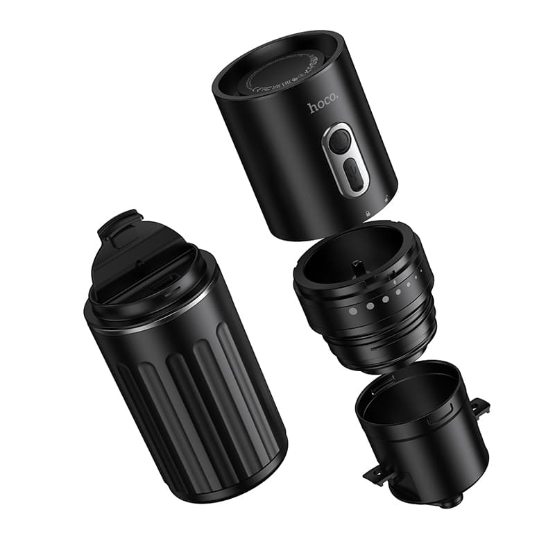 Портативная кофемашина HOCO HX80 3в1 15W 1300mAh черный