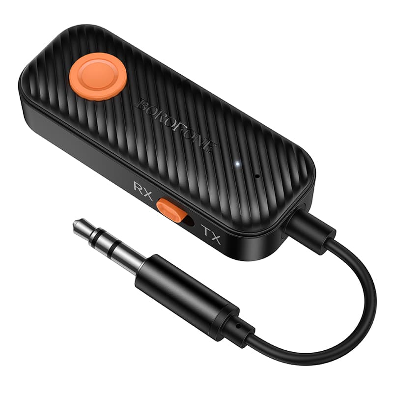 фото Блютуз aux FM трансмиттер bluetooth адаптер ресивер Borofone BC62 черный