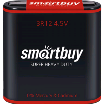 Батарейка Smartbuy солевая 3R12/1S (SBBZ-3R12-1S) Батарейка Smartbuy солевая 3R12/1S (SBBZ-3R12-1S)