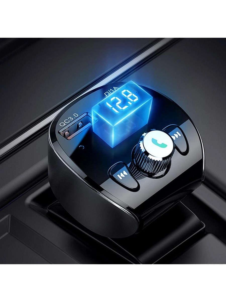 Изображение FM трансмиттер bluetooth модулятор Joyroom JR-CL02 USB + USB QC3.0 18W сайта akstel.ru фото FM трансмиттер bluetooth модулятор Joyroom JR-CL02 USB + USB QC3.0 18W