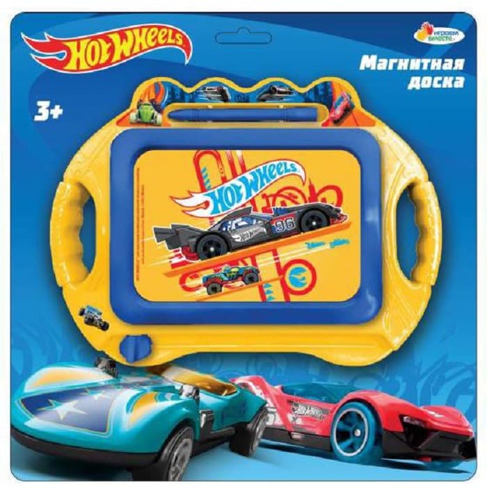 Магнитная доска для рисования Хот Вилс Hot Wheels Играем вместе
