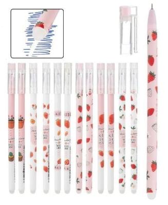 Ручка пиши-стирай клубнички синие чернила 0.5мм (GP-4113) 