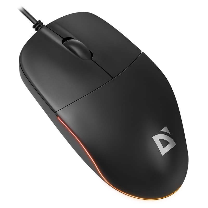 Мышь проводная DEFENDER Azora MB-241 черный,3 кнопки, 3D,1200 dpi 1.8м