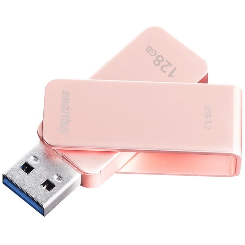 Изображение Флеш-накопитель Smartbuy M1 Metal USB 3.0/3.2 Gen.1 абрикосовый 128Gb
