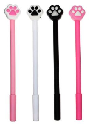 Ручка лапка котик синие чернила (A809/A2021)