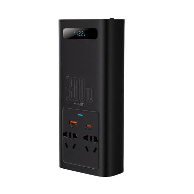 Автомобильный инвертор Baseus IGBT Power Inverter 300W 220V CN/EU черный CGNB010101
