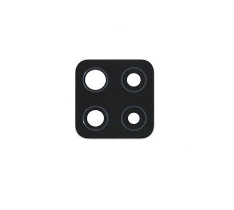 Стекло камеры для Samsung A125/M127/A12/M12 черное 