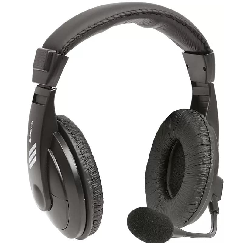 фото Компьютерные наушники DEFENDER Gryphon 750 черный 4-pin кабель 2 м 
