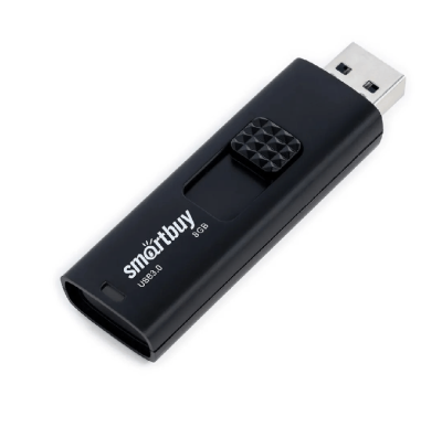 Флеш-накопитель Smartbuy Fashion USB 3.0/3.1 черный 8Gb