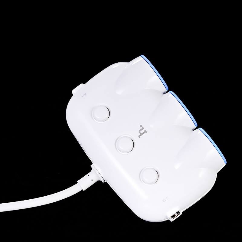 фото Разветвитель HOCO C1 3 прикуривателя + 2USB 3,1A