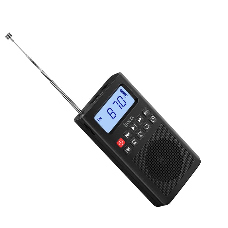 Радиоприемник портативный 3в1 HOCO HI51 BT V5.3 AM+FM+MP3 черный