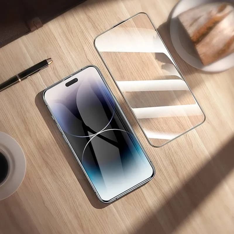 фото Защитное стекло для iphone 15 Pro 6.1 HOCO A34 9D защита динамика черное