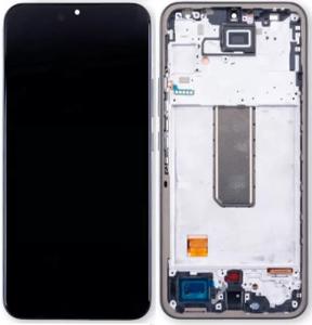 Дисплей для Samsung A34 5G/ A346E "как новый" (L)+ тачскрин черный с рамкой
