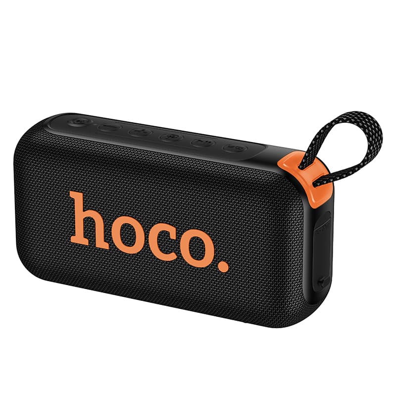 Колонка блютуз HOCO HC32 LED влагозащищенная черная 1500mAh