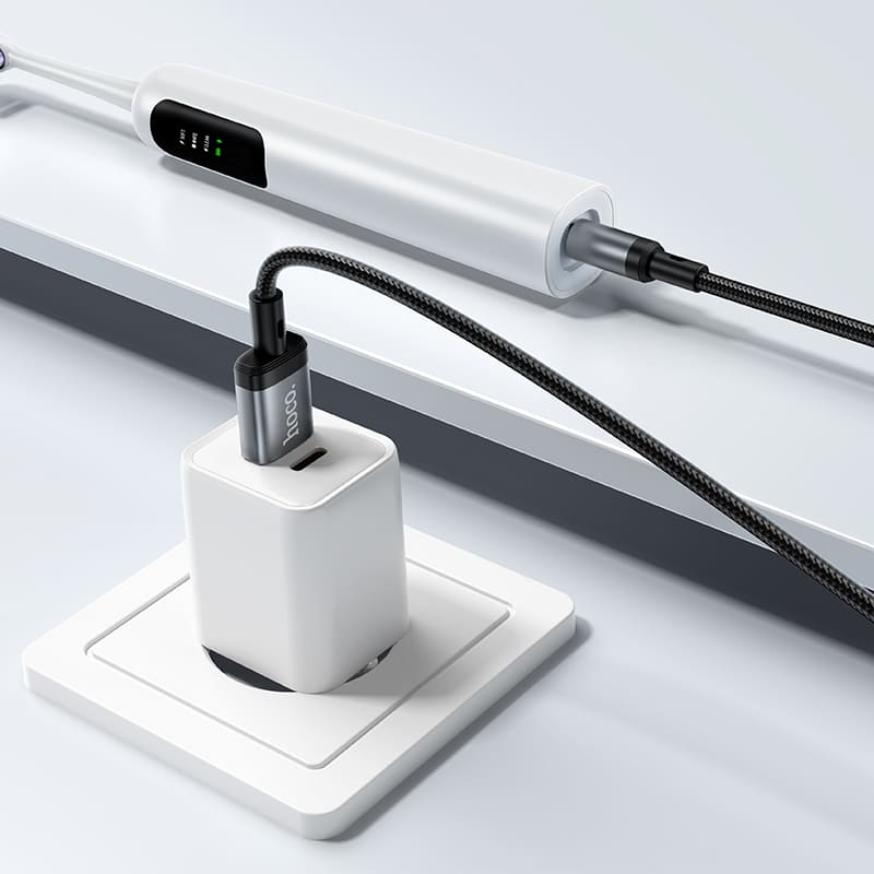 Кабель для зарядки USB-A to DC 5.5 HOCO X129 5V/1A 1м штекер 5.5 черный