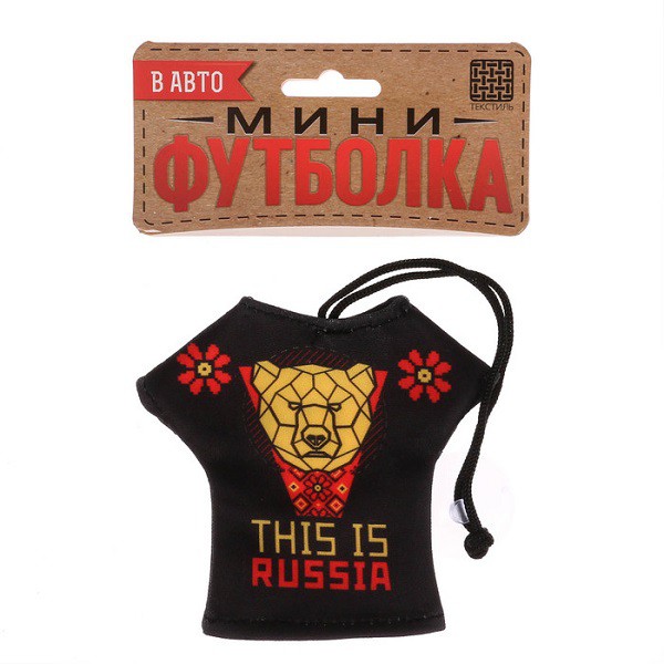 фото Подвеска в авто на присоске This is RUSSIA