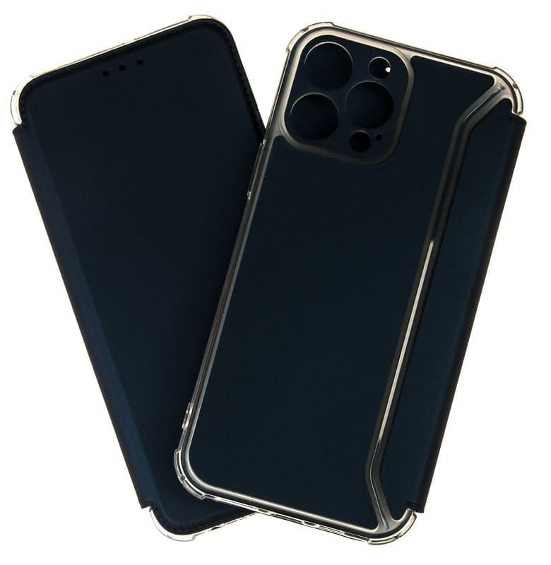 фото Чехол-книжка для Xiaomi Redmi Note 15 Pro Plus 5G/Poco M8 Pro 5G soft с защитой камеры черный