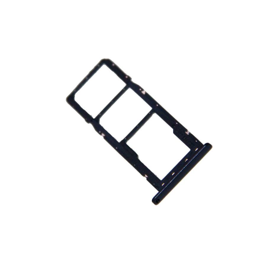 Держатель сим для Huawei Honor Y7 2019 черный