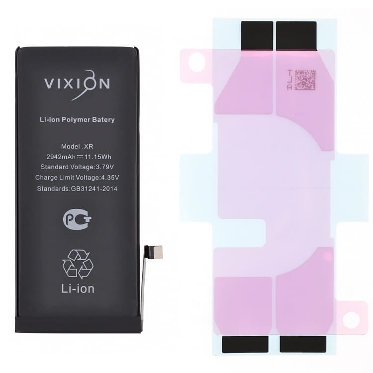 фото Аккумулятор для iphone 15 3349mAh Vixion с монтажным скотчем