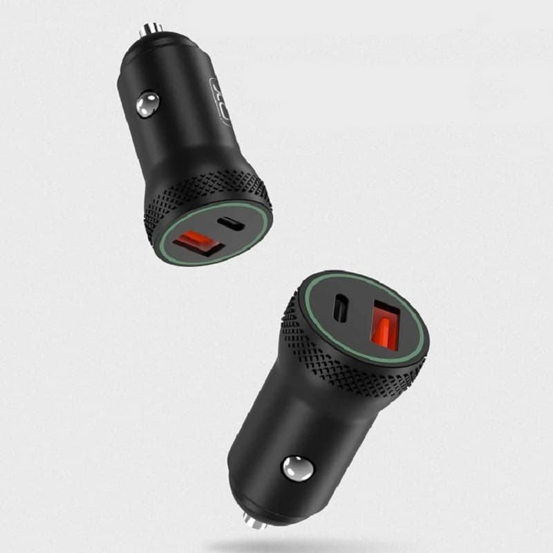 фото Автомобильное зарядное устройство xomobile CC33 PD 18W+QC3.0 / Type-C USB-C+USB черное