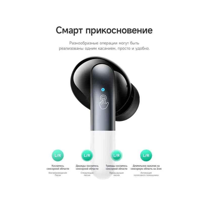 фото Наушники беспроводные Hoco EQ5 Energy с дисплеем черные