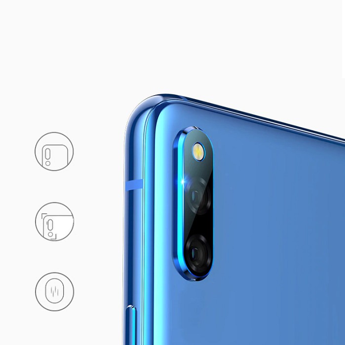 Стекло камеры для Huawei Honor Y6 2019 черное