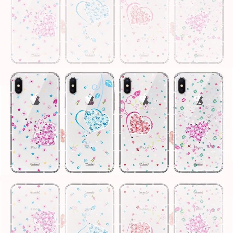 фото Чехол накладка для Xiaomi Redmi Note 4X Ya Desing Flower силикон прозрачная со стразами