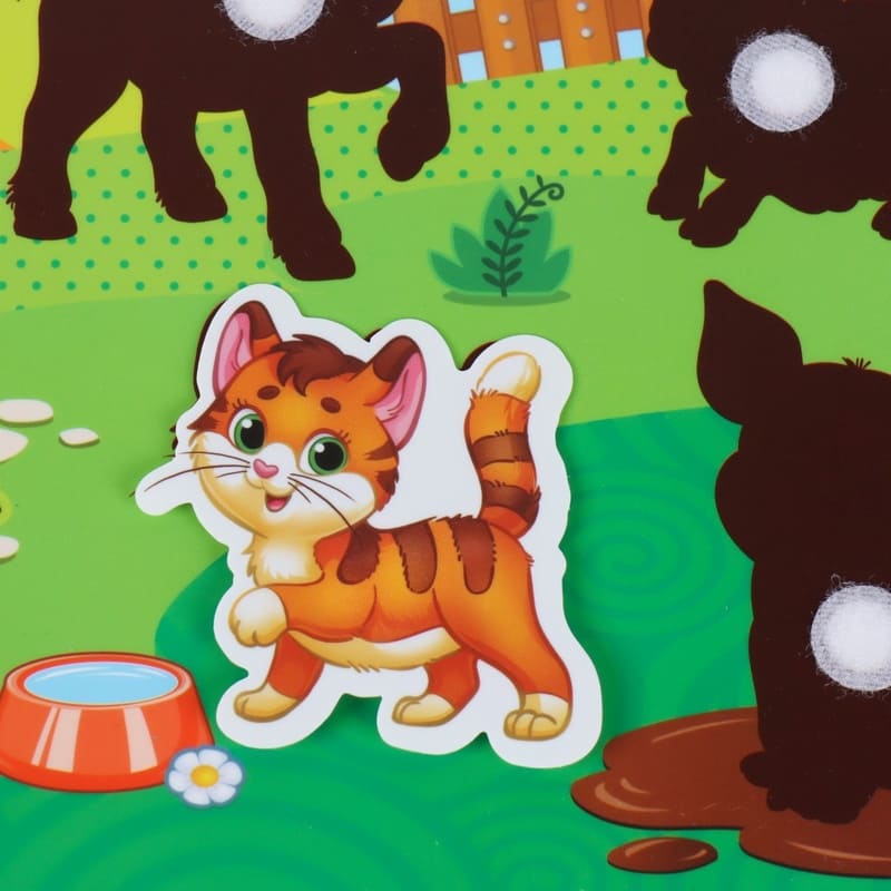 Игрушка развивающая Веселые липучки.Животные SimaLand