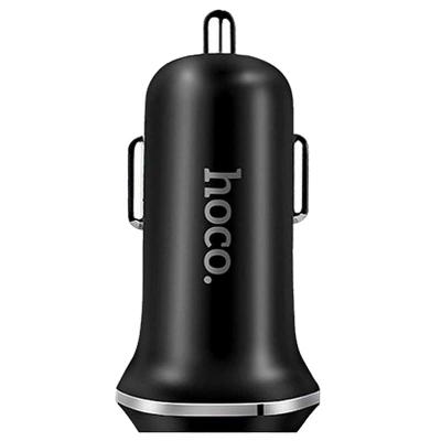 Автомобильное зарядное устройство HOCO Z1 2USB 2,1A+2,1A черное