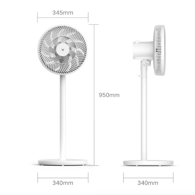 Вентилятор напольный ми сяоми ксиоми Viomi Vertical Fan VXFS12A-J китайская вилка