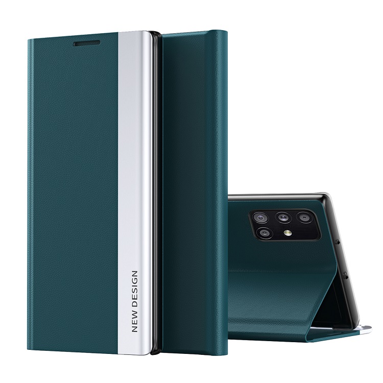 фото Чехол-книжка для Xiaomi Redmi 12X 5G New Design с магнитом зеленый